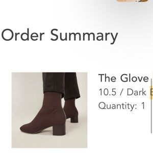 Everlane NWB Ribbed Stretch Ankle Boots - BROWN